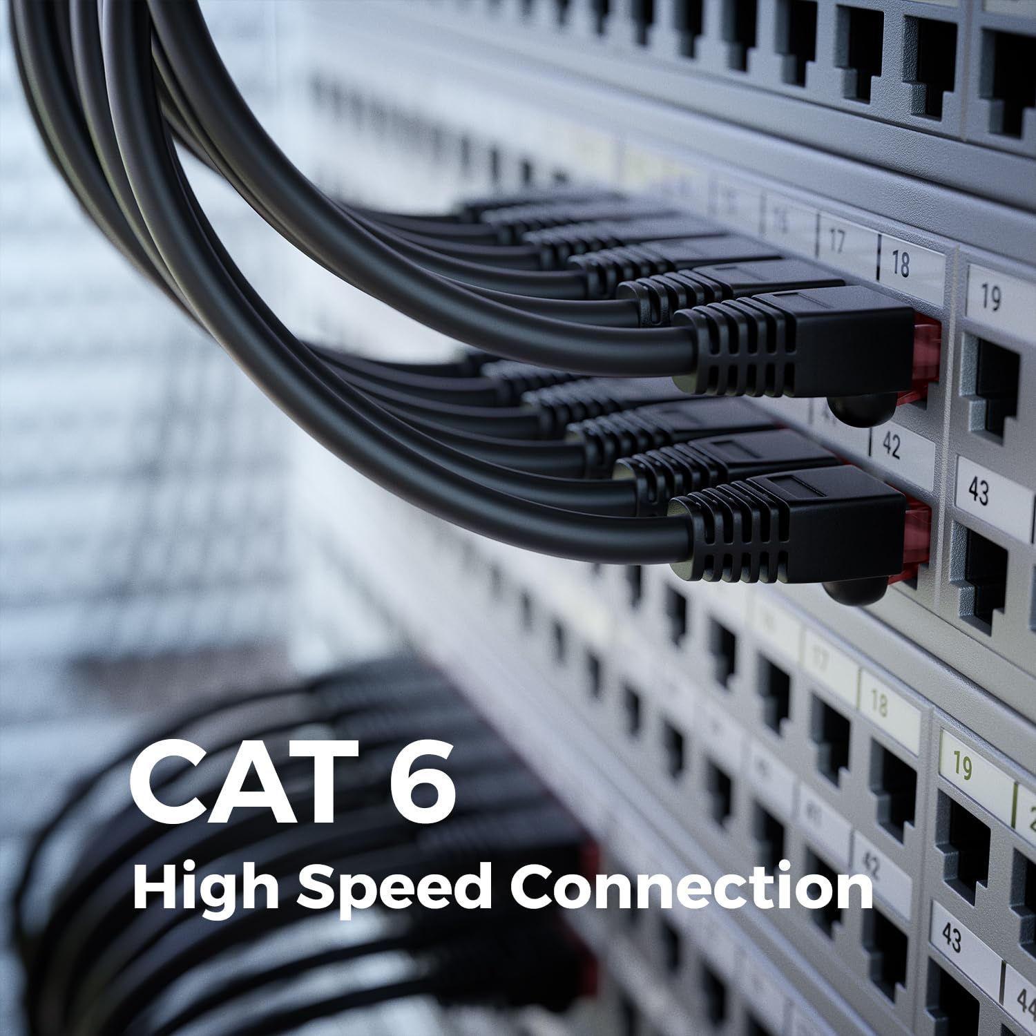 deleyCON 30m Câble Réseau CAT6 Outdoor pour Extérieur RJ45 Fiche Ethernet LAN DSL Câble Patch - Résistant AUX Intempéries - pour PC, TV, Caméra, PoE, Camping et plus Encore