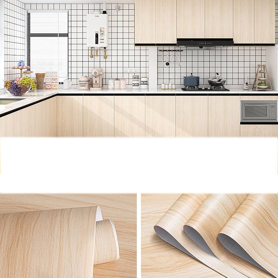 新品 60枚セット  壁紙 3D木目調 Amazon.co.jp: QQZSG 壁紙 木目 30cm*9m 白 ナチュラル ウッドの
