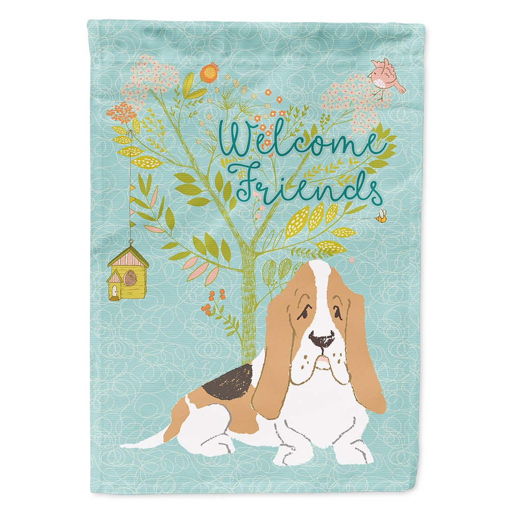 Basset Hound Flag Canvas House Size Caroline's Treasures pavillon multicolore grand format