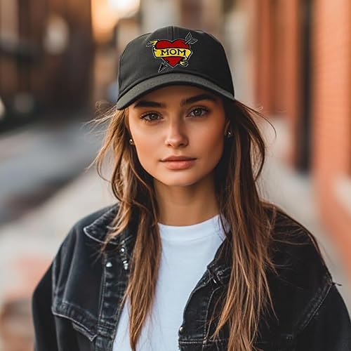 Miniatura 4 de Valentines Day Mama Bear Mom Heart Tattoo Embroidered Iron On Patches