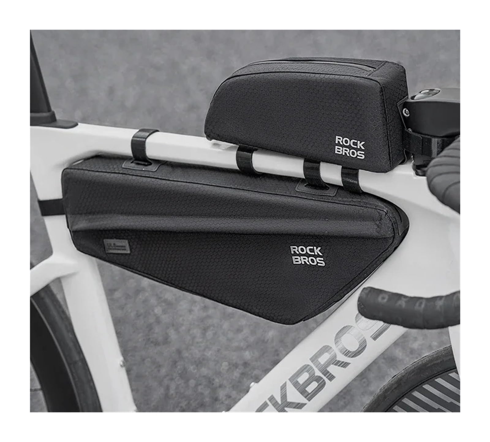 Xi Yu Borsa for telaio anteriore con tubo superiore for bici da 1 pezzo | Pendolarismo quotidiano, deposito biciclette all'aperto(Top Tube Bag 0.9L)