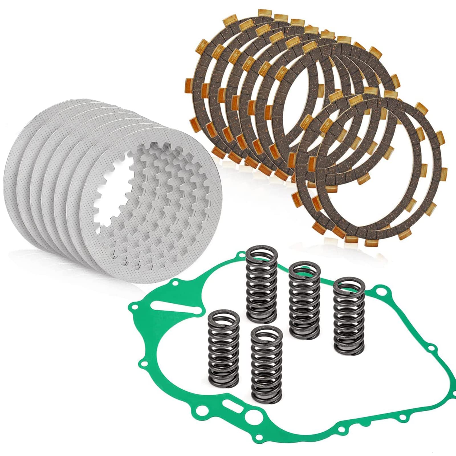 Kit de placas de fricción de embrague y junta y muelles para Yamaha Raptor 660 660R 2001-2005