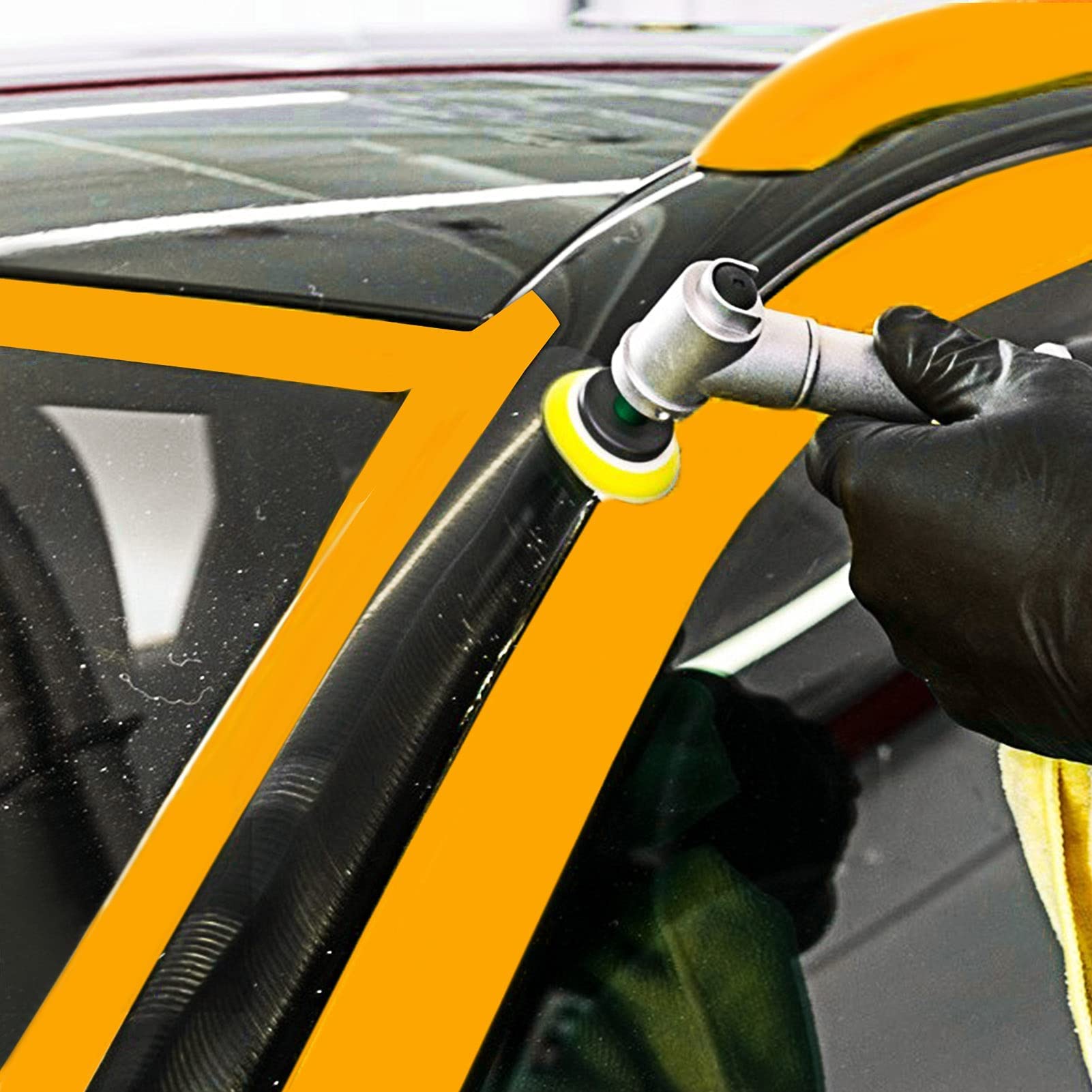 Trintion 24X Rollen Goldband 50mm x 50m Abdeckband Entfernbar Klebeband Malerband Rückstandfrei Maler Abklebeband für Automotive Dekoration Malerarbeiten ohne Lösungsmittel Soft Tape