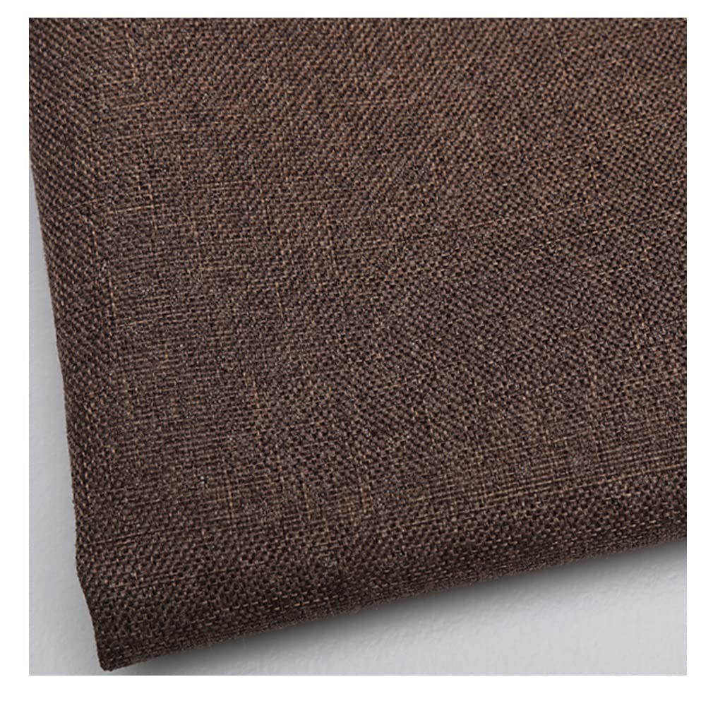 Tela de Mezcla de Lino y algodón Lienzo de Lino Tela de Lino Bordada por Tela Decorativa para proyectos de Bricolaje y fabricación de manteles fácil de Coser Fundas de Almohada para sofá