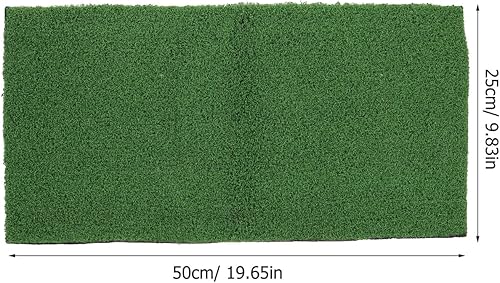 Miniatura 4 de POPETPOP Plataforma de tortuga para césped artificial de césped artificial simulación de césped para pecera, rampa de reptiles, terraza, plataforma