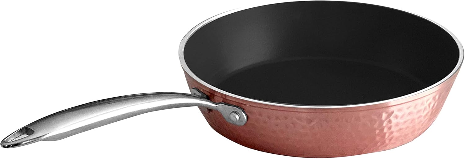 OrGREENiC Rose Hammered Cookware Collection NonStick