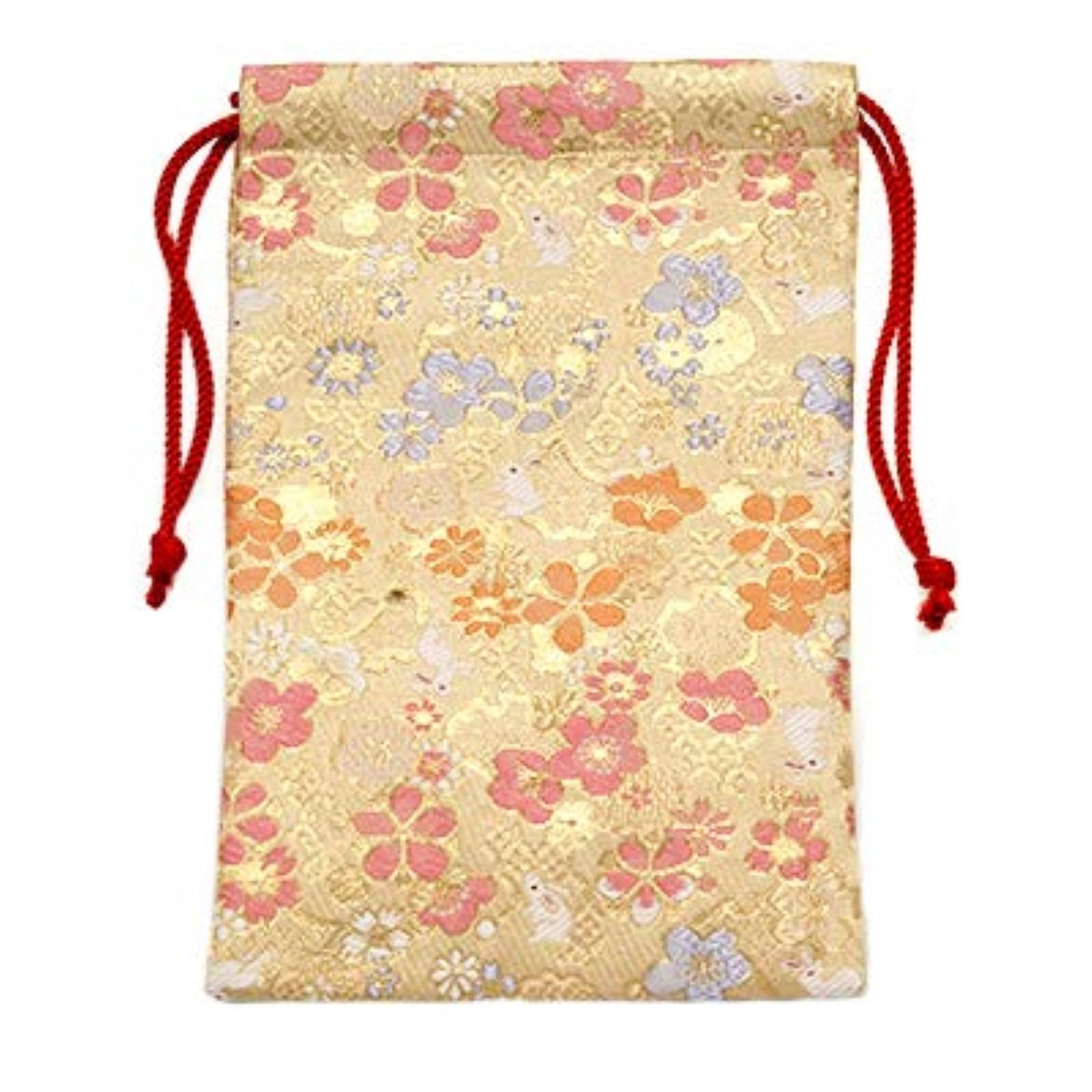 Amazon.co.jp: 京都芸美堂 西陣織 金襴 御朱印帳入れ 巾着 日本