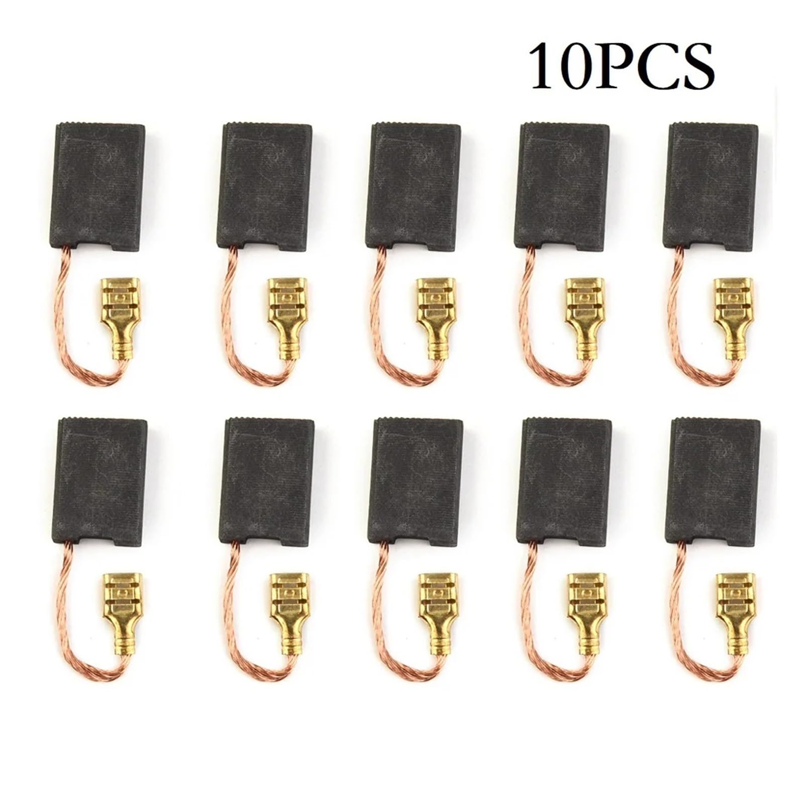 Lot de 10 balais de charbon for meuleuse d'angle GWS 20-230 H, moteur, meuleuse d'angle, marteau électrique, accessoires