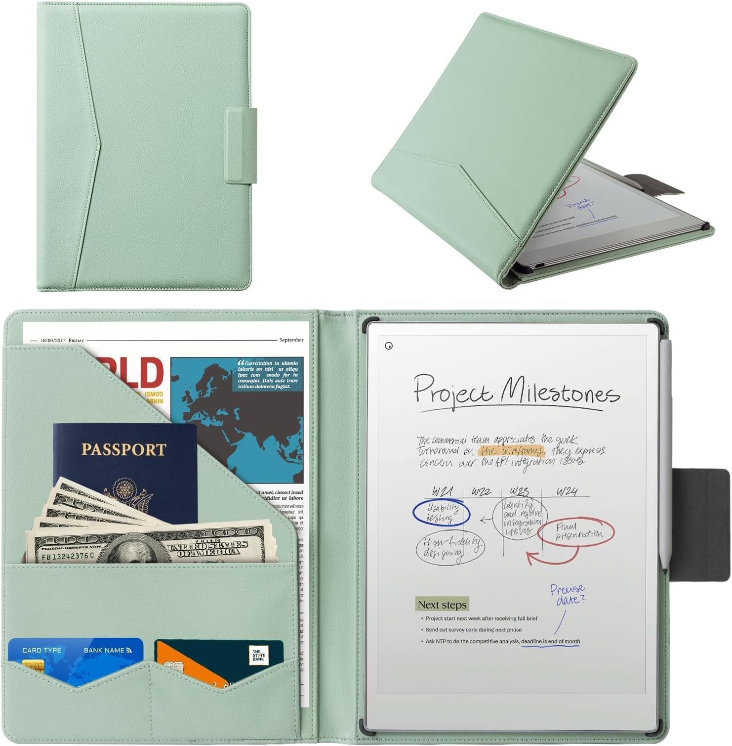 Remarkable Back Amazon.com: Cobak Premium PU Leather Case for Remarkable Paper Pro 11.8 ...