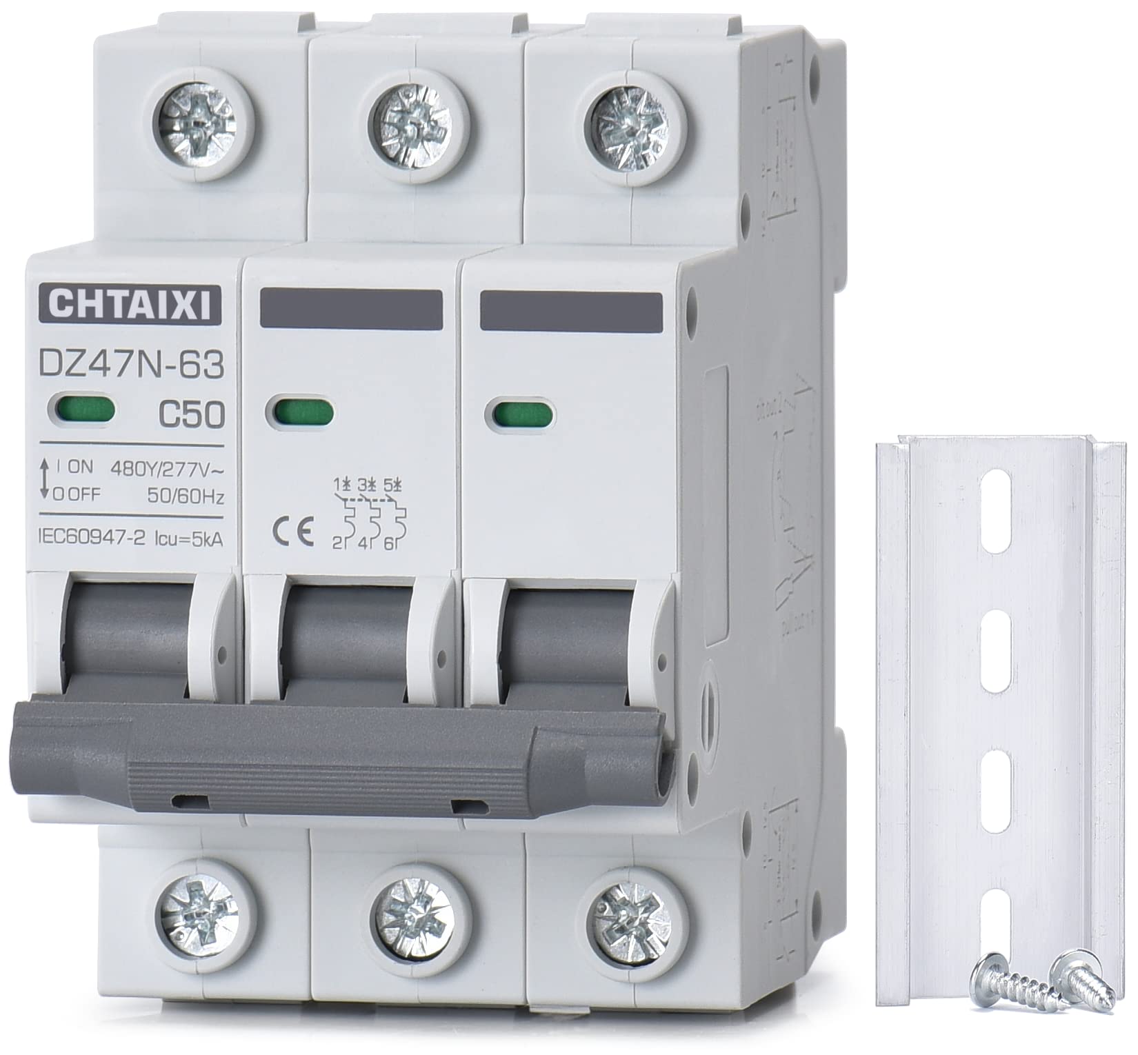 AC Miniature Circuit Breaker, 3 Pole 480V 20 Amp — Amazon image 20