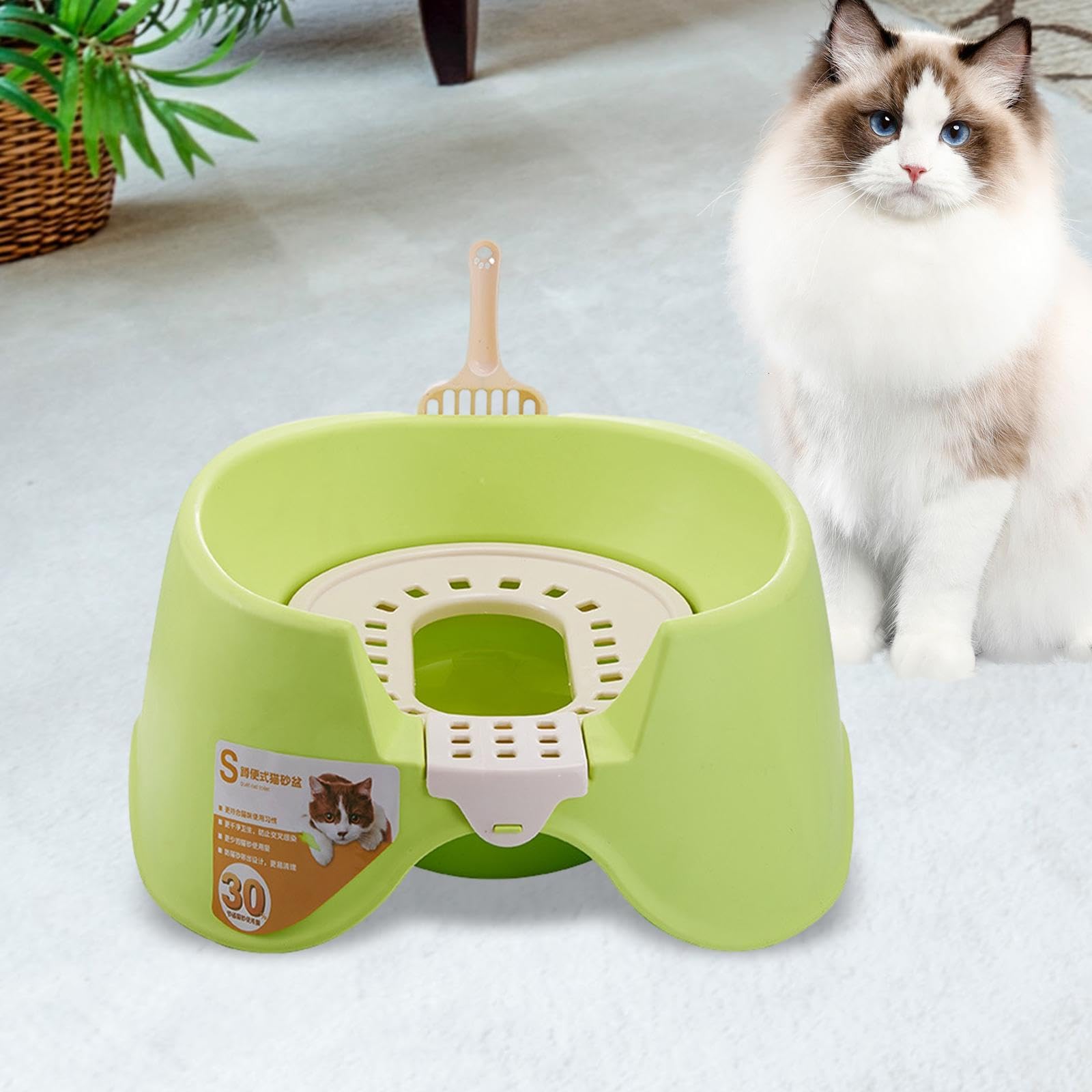 Lettaia, Vassoio for lettiera for Animali con Coperchio Aperto