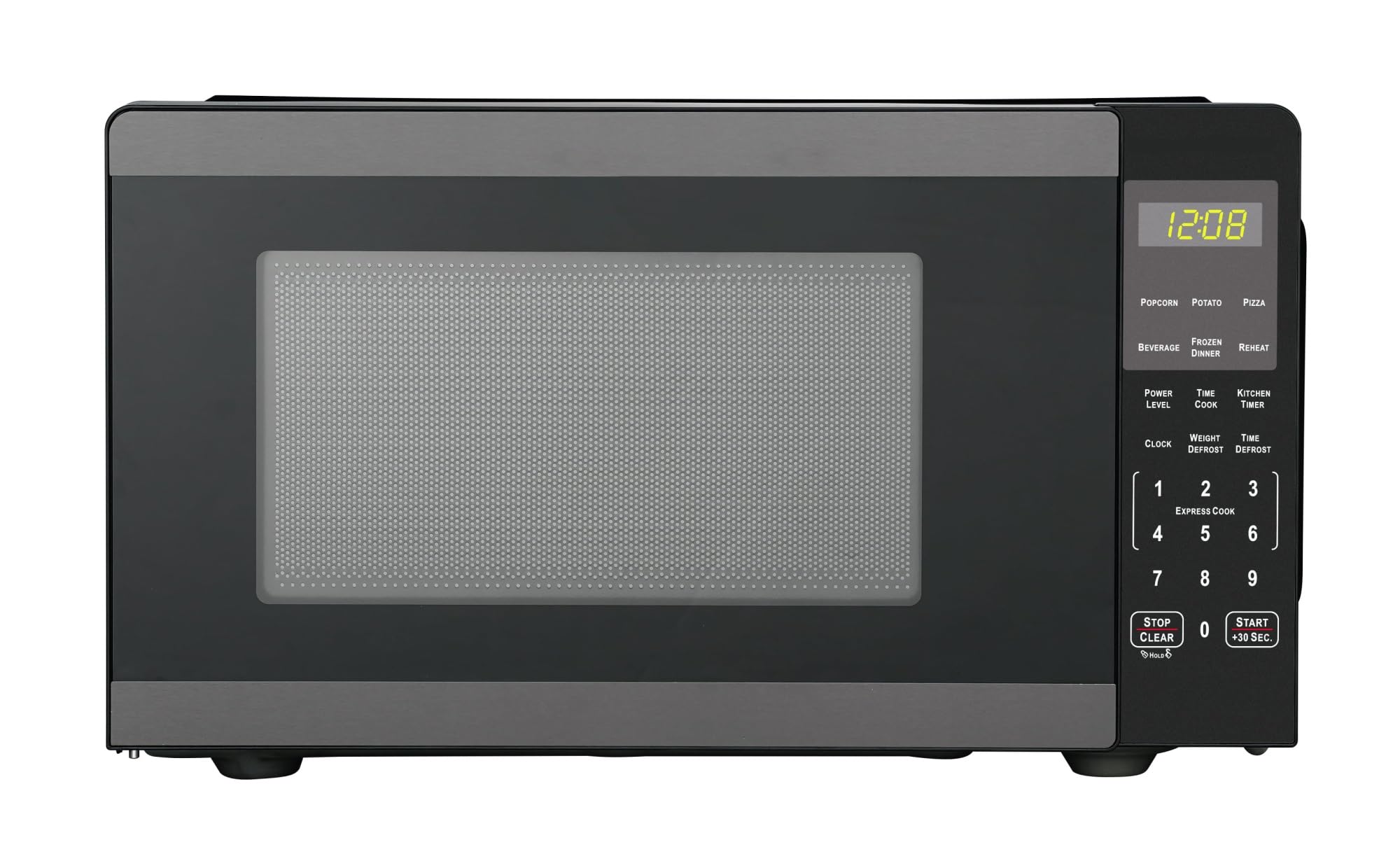 0 9 Cu ft Countertop Microwave Oven 900 Watts New Color Black Stainless Steel