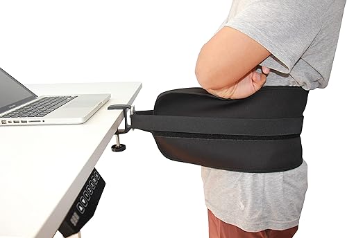 Sistema de hamaca de espalda – Cinturón de soporte lumbar para usuarios de escritorio de pie – Ergonómico, cómodo, alivio del dolor de espalda baja,