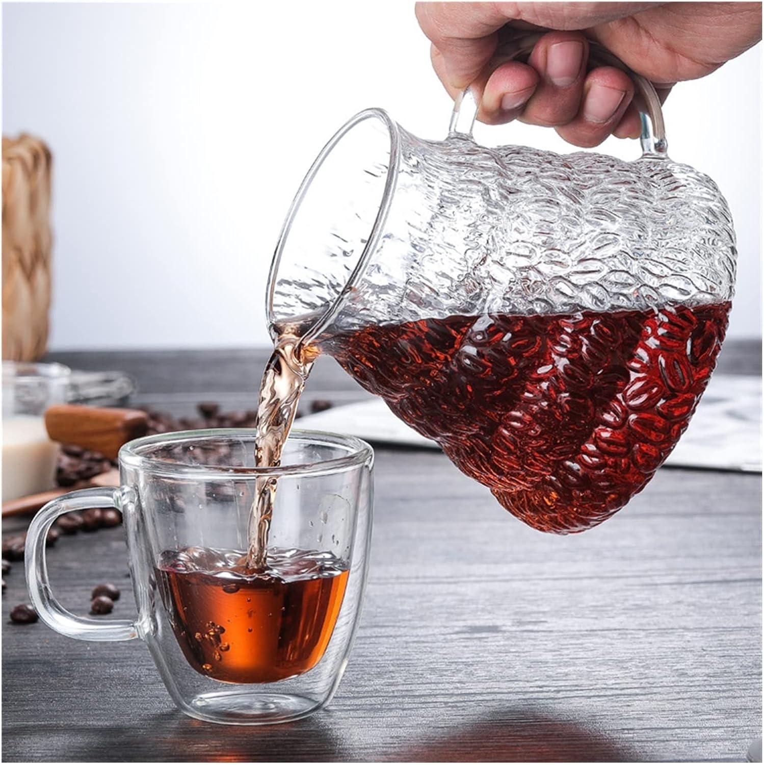 Coffee Carafe Manual Coffee Maker Coffee Set Coffee Drip and Coffee Maker Set Reusable Coffee Filter Convenient