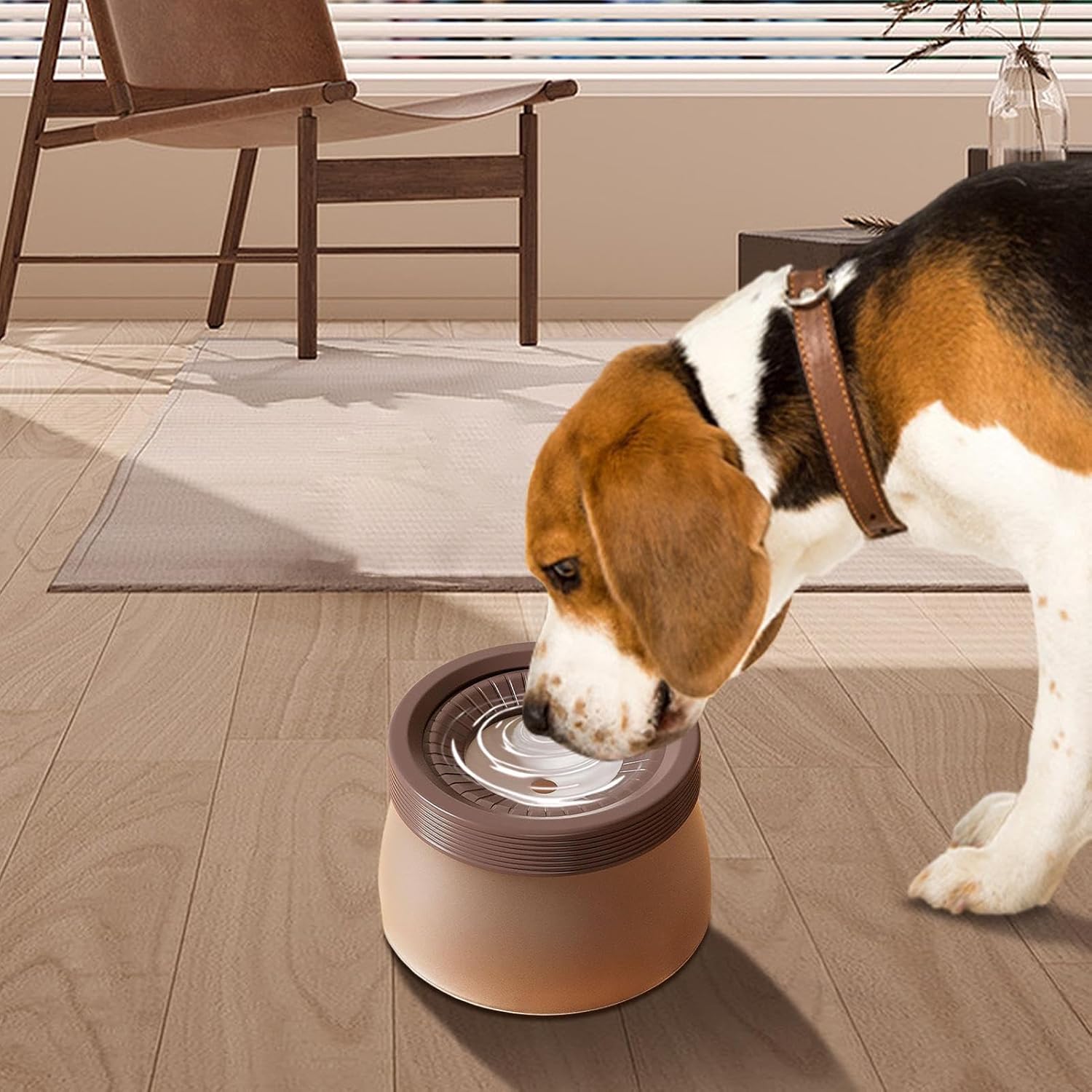 Slow Drinking Bowl for Dogs | 1200ml Puppy Drinking Bowl for Slow Drinking | Floating Non-Drip Bowl Accessory for Small Medium Large Puppy 7