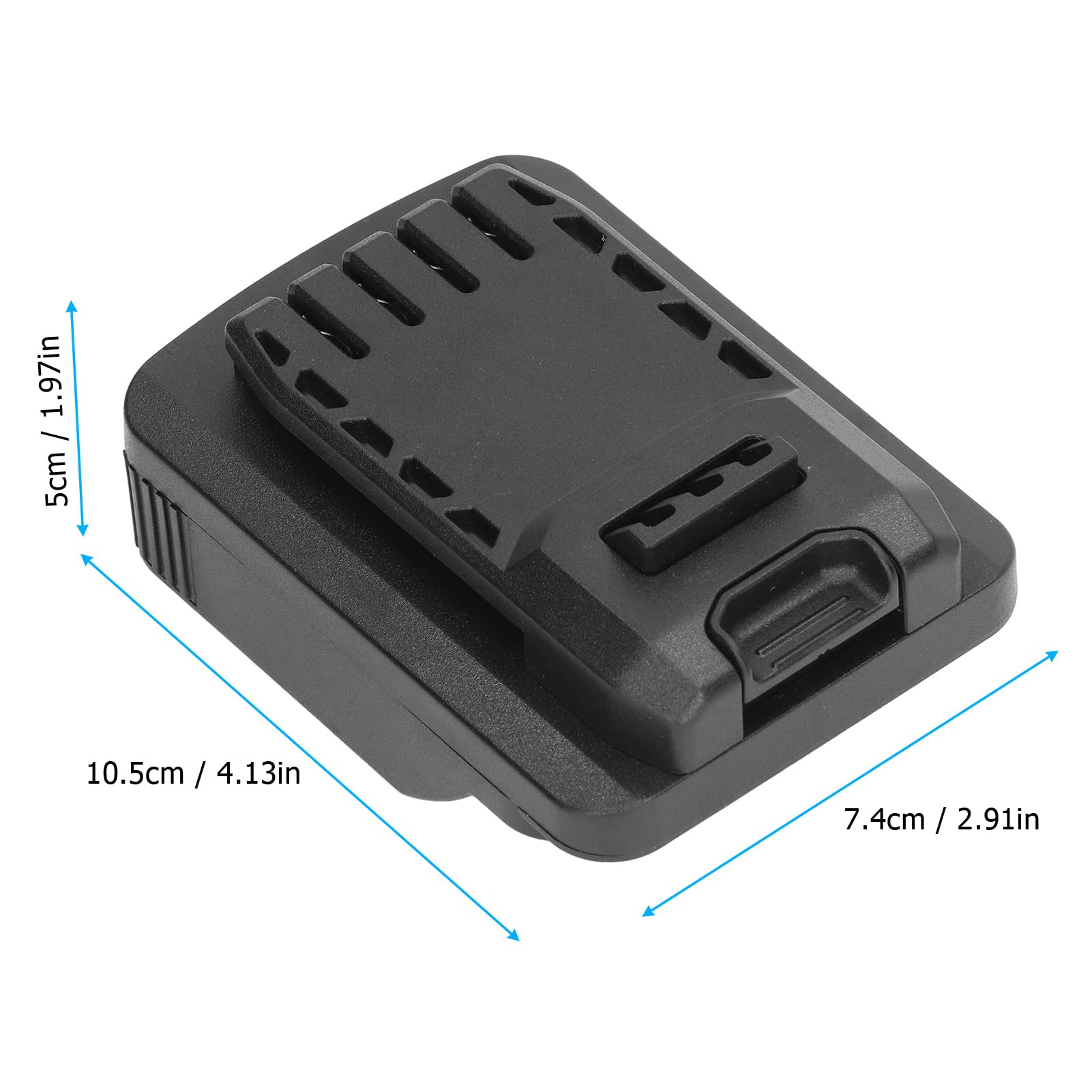 Adaptador de Batería para Metabo, Convertidor de Batería de Litio de 18v a STANLE para Craftsman 18v 20v V20, Herramienta Convertidora de Energía de Litio