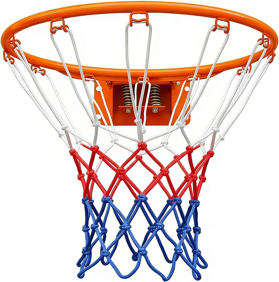 RAKON Wall Mount Basketball Hoop Backboard Mounted, Basketball Goal Basketball Hoop Outdoor with Hand-Crank Adjustment Classic Basketball Court Indoor & Outdoor Use