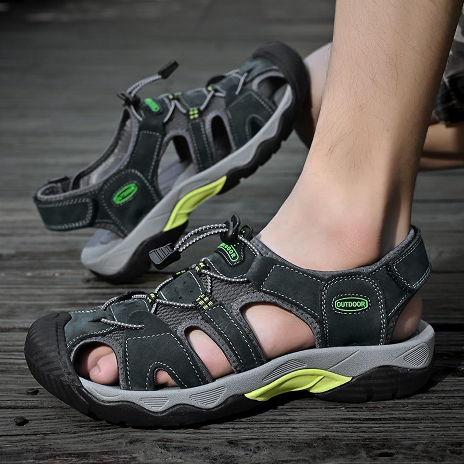 Sandales outdoor séchage rapide ajourées