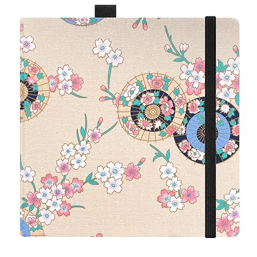 Miniatura 1 de Bloc de papel cuadrado de 5 x 5 pulgadas 388ozm67 libras tinta de alcohol cuaderno de bocetos diario hecho a mano 84 hojas 168 páginas marcadores de