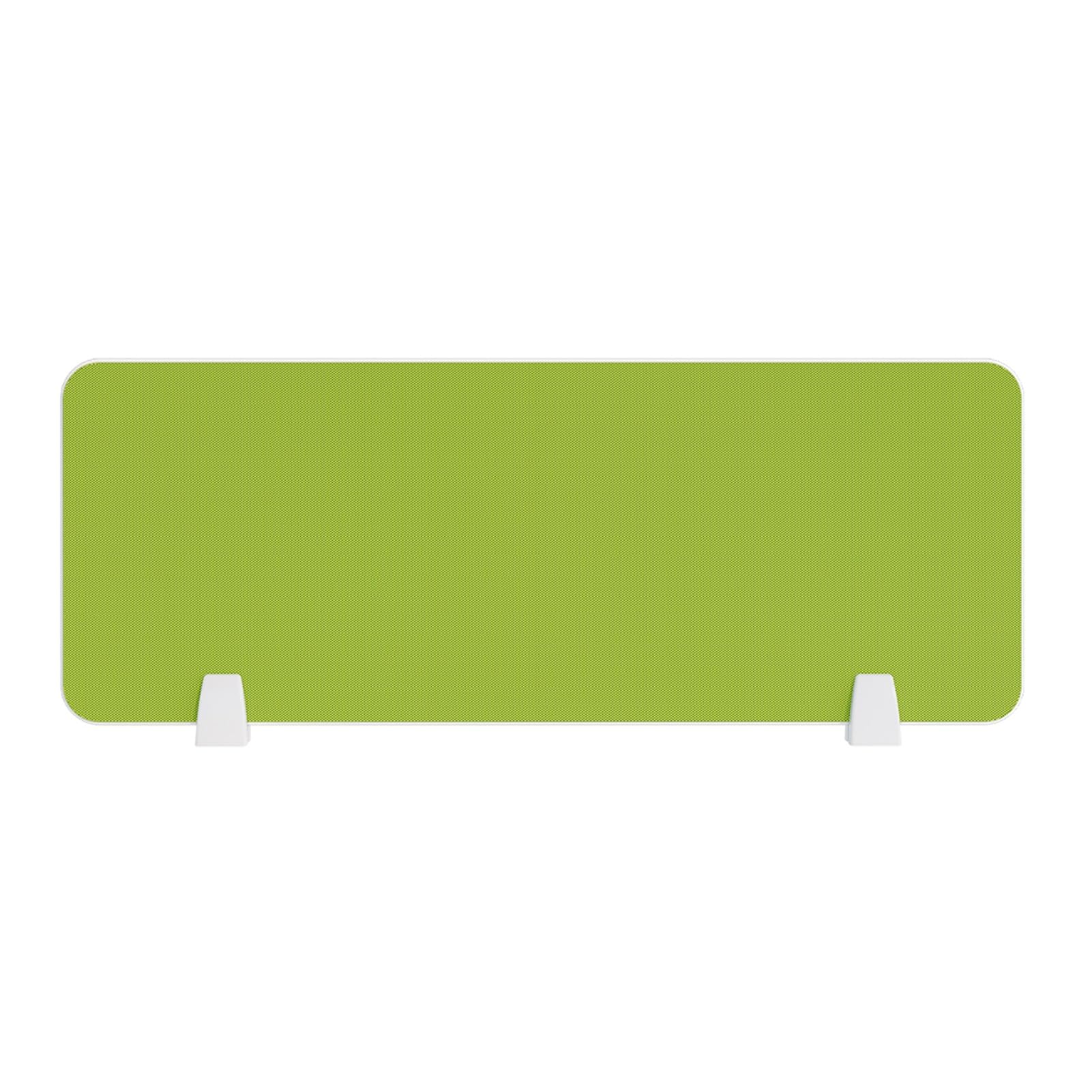 GJZQDKX Desk Dividers for Offices and Classrooms Freestanding Desktop Partition with Support Feet Soundproof and Noise Reducing Green 80x30cm
