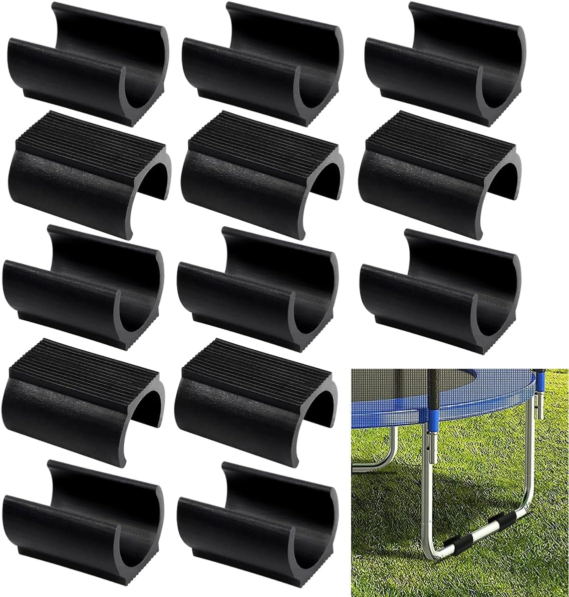 Plastic Chair Leg Clips Furniture Foot Glides Protection U Shaped Caps