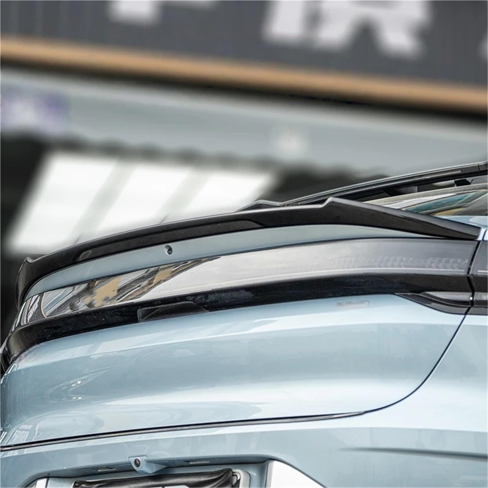 MC racing Spoiler bagażnika kompatybilny z ZEEKR 001 2021 2022 2023 EV MC małe ciśnienie tylna owiewka Sport puszczania samolotów Zeekr akcesoria samochodowe(Glossy black)