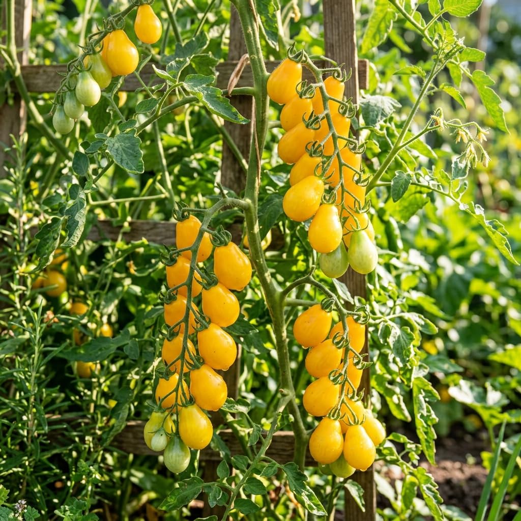 Amazon.com : ZEshops100pcs Patio Choice Yellow Cherry Tomato Seeds
