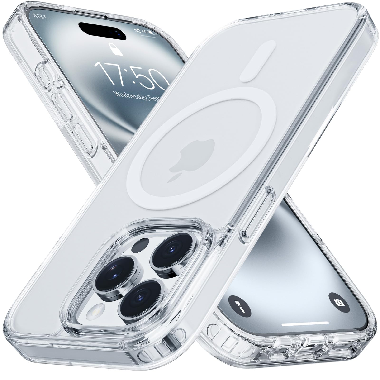 【極めて透明・薄く、耐衝撃性】WHTMM iPhone 15 Pro 用 ケース…