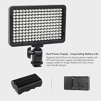 LEDビデオライトセット ポータブルケース付き 51A60ZNNzAL.jpg