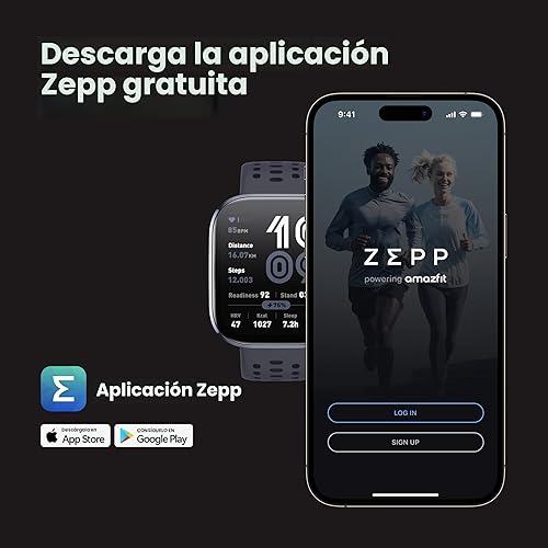 Miniatura 8 de Amazfit Bip 6 - Reloj inteligente de 1.81 pulgadas, batería de 14 días, pantalla AMOLED de 1.97 pulgadas, GPS y mapas gratis, AI, llamadas y texto