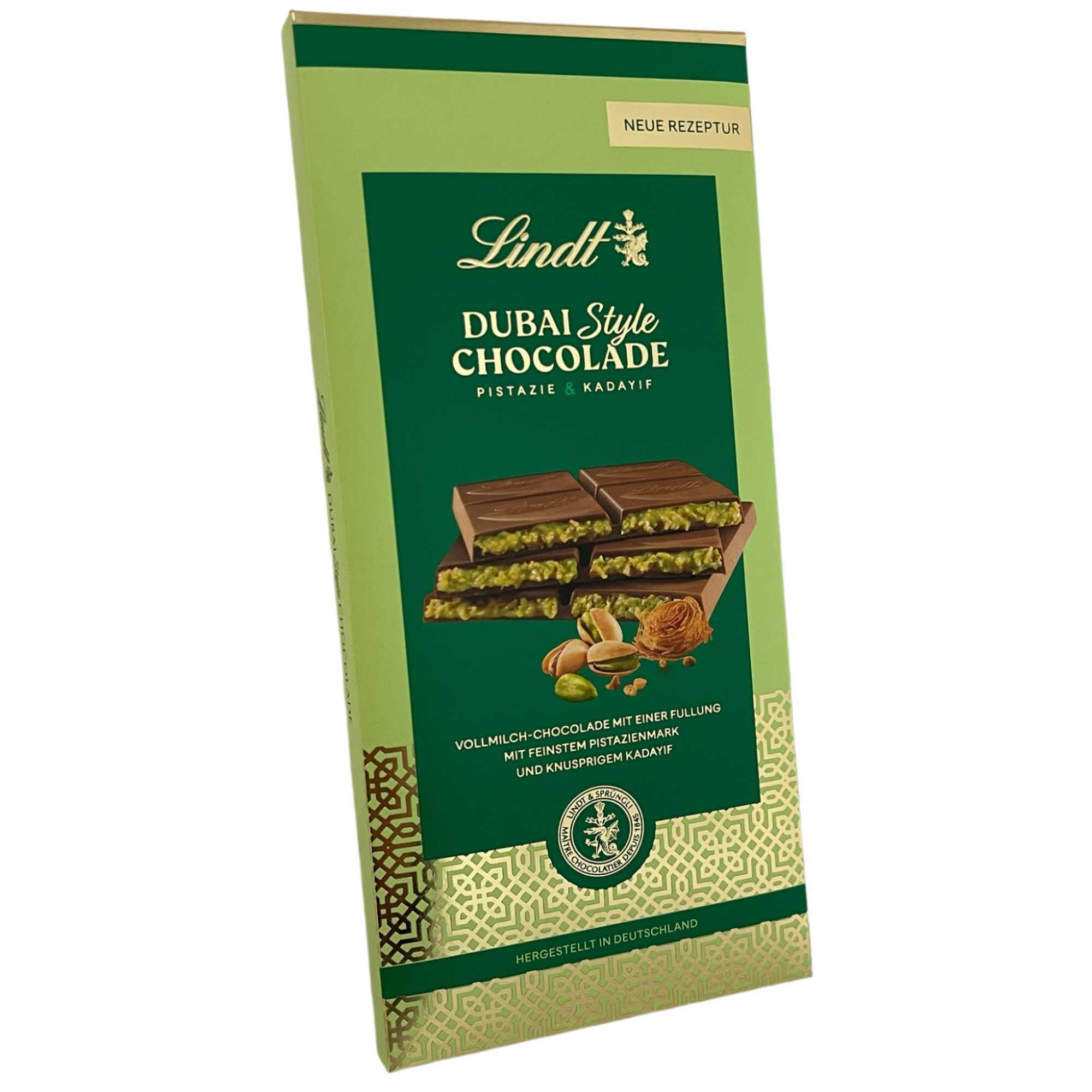 usy Lot de 6 boîtes de 145 g pour Lindt Dubai style chocolat + bloc usy