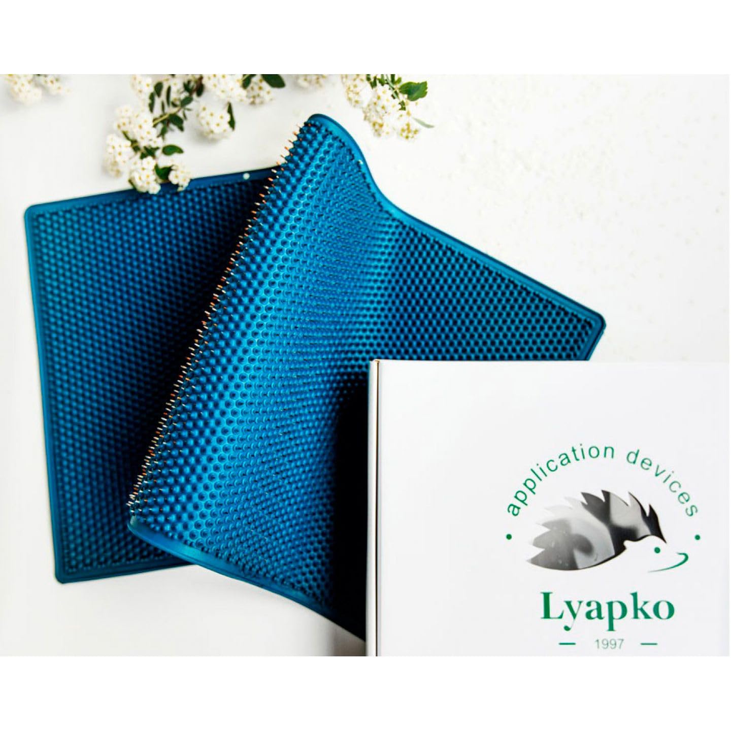 Lyapko - Tappetino per agopressione e agopuntura MAX 6,2 Ag (rosso) | Tappetino per agopuntura originale Dr. Lyapko per rilassamento e sollievo dal dolore, ergonomico ed efficace, grande tappeto per