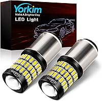 Vista 10 de Yorkim 194 bombillas LED rojas superbrillantes de 5ª generación, T10 168 bombillas LED para interior de automóvil, domo, matrícula, mapa, puerta
