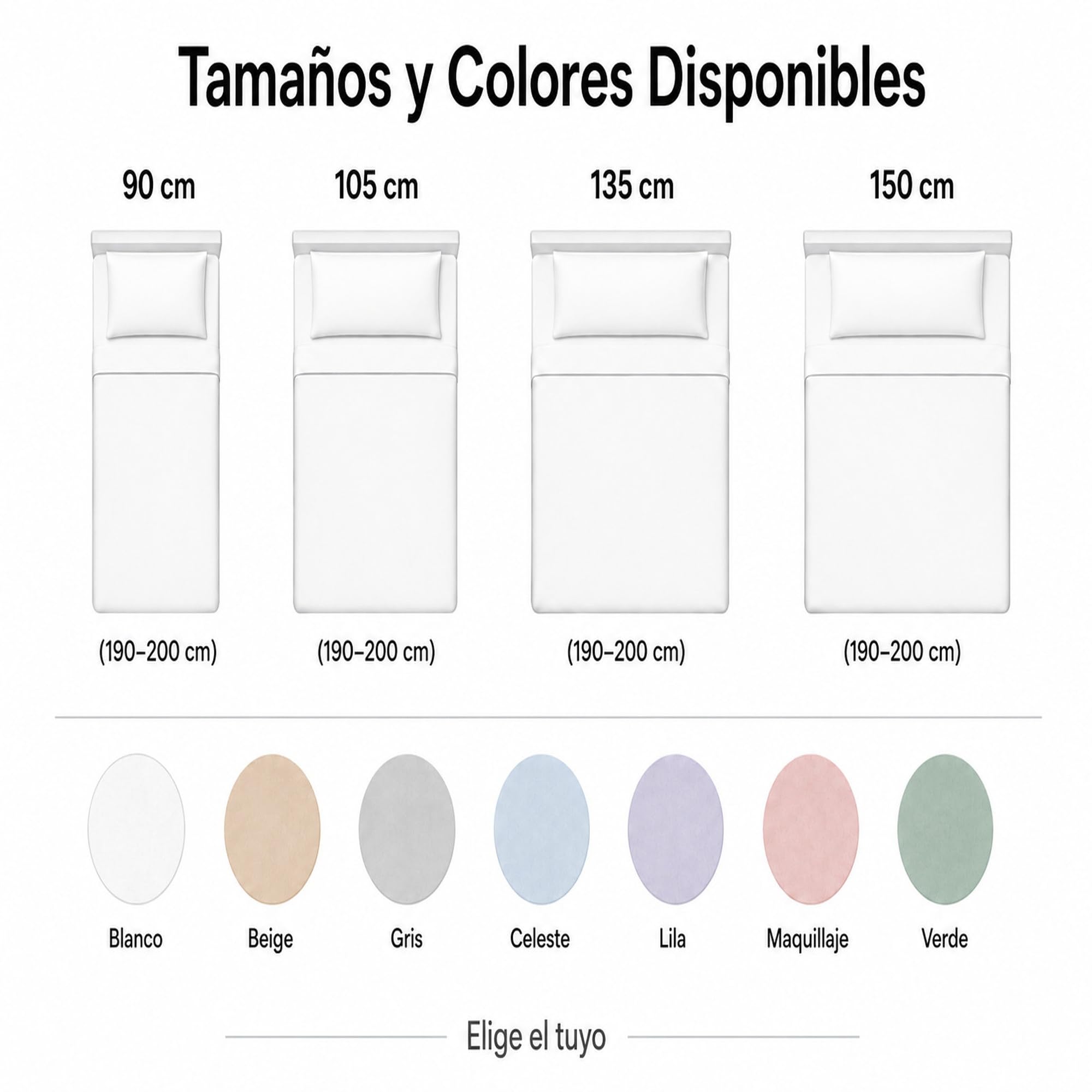 Degrees Home Premium – Juego de Sábanas 90x190 cm 3 Piezas: Sábana Bajera Ajustable, Encimera y Funda de Almohada 90X45 – Microfibra Cepillada, Suave, Oeko-Tex Certificado