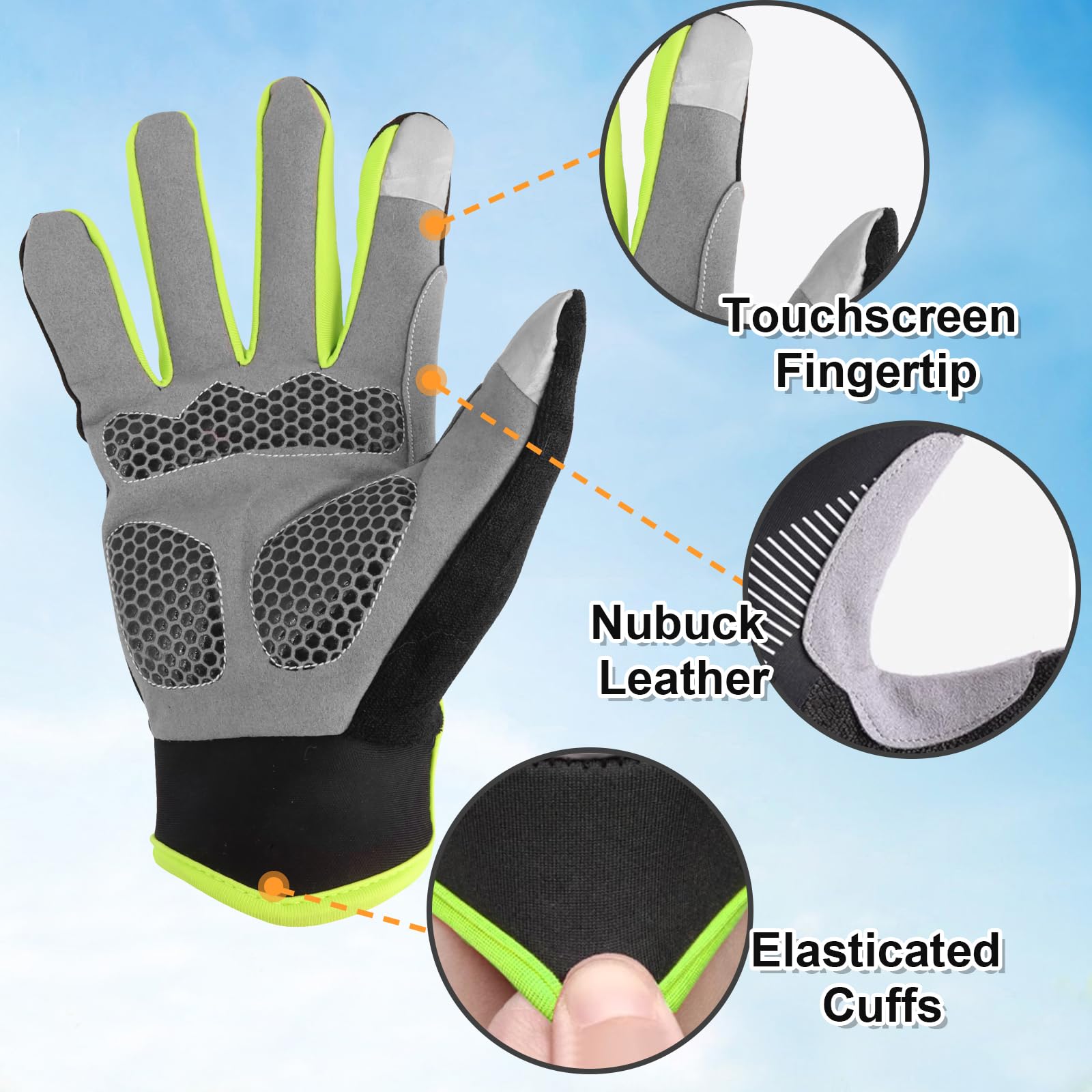 Leetye Mei stevige grip handschoenen, mannen en vrouwen