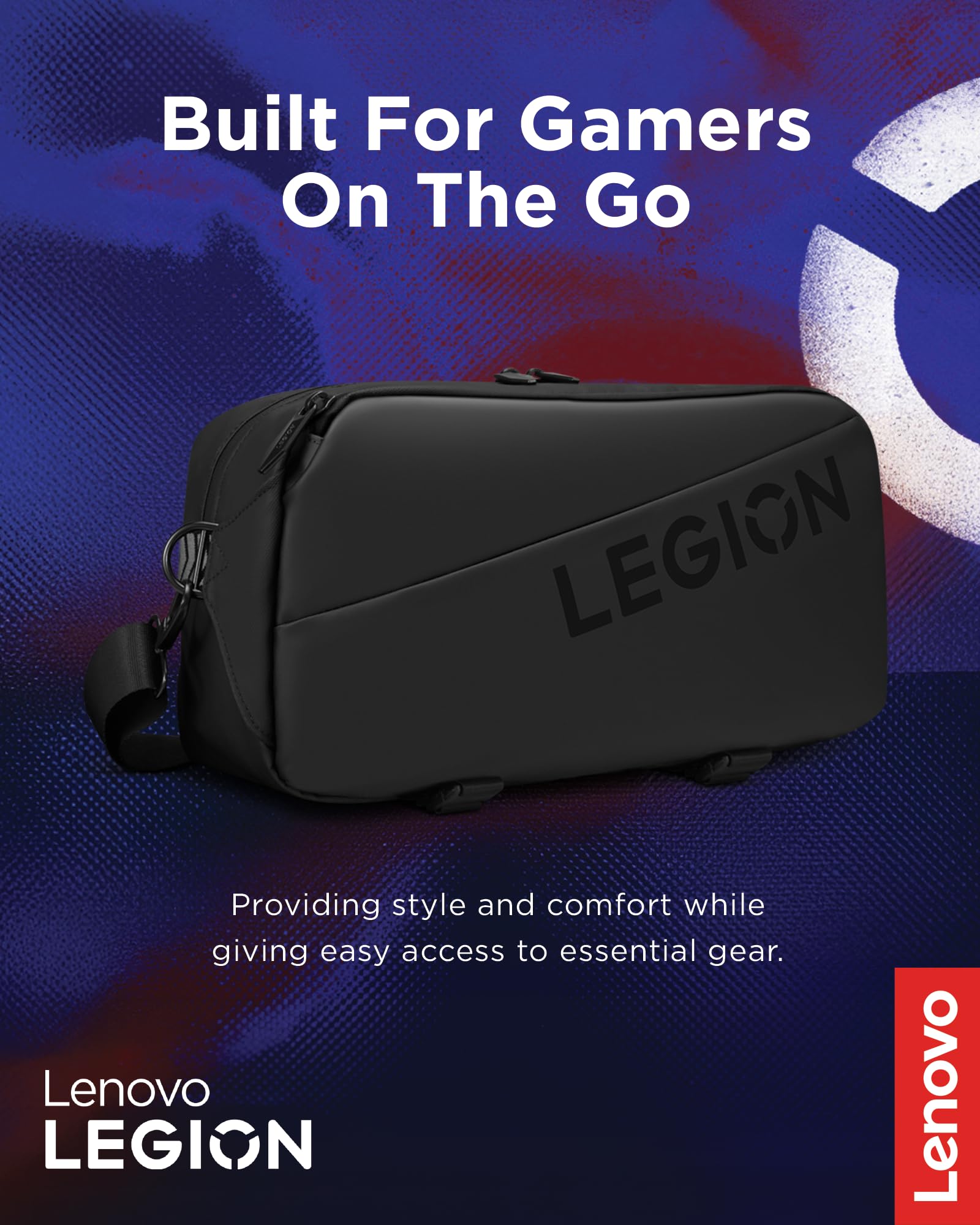 Amazon.com: Lenovo Legion Sling Bag, Waterproof Carrying Case Bag