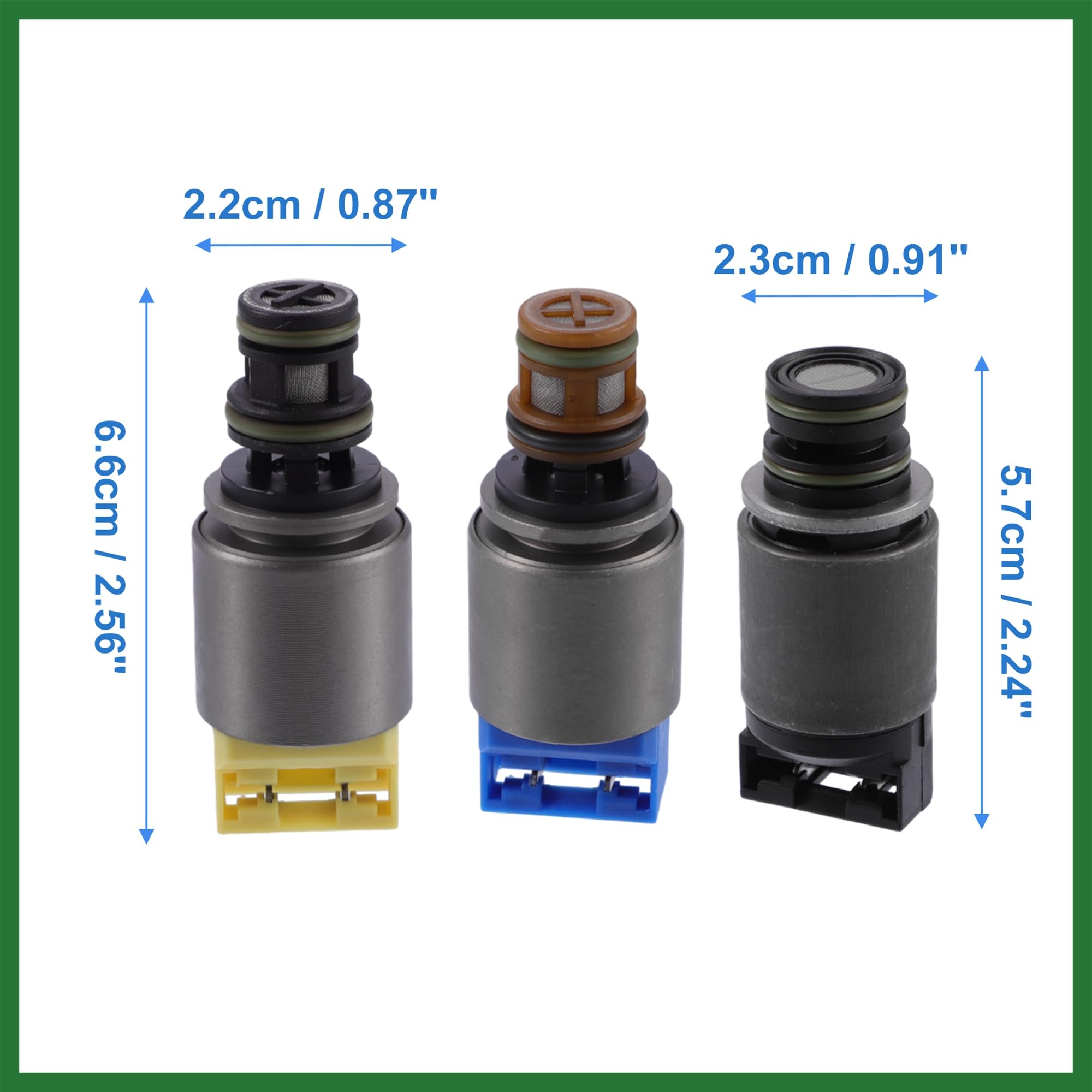 Motoforti Lot de 7 électrovannes de boîte de vitesses pour moteur 6HP19 6HP26 6HP32 - Ton titane durable