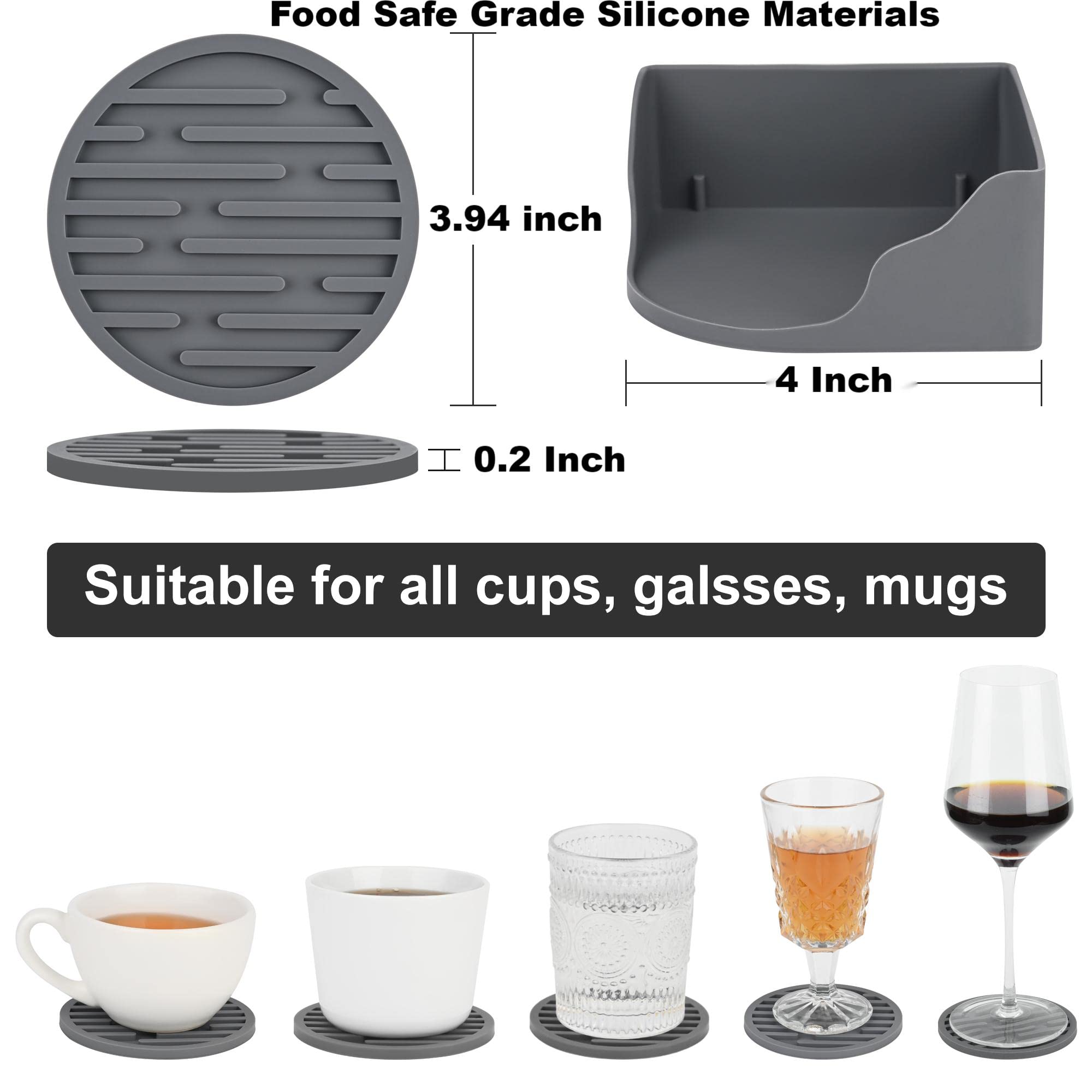 Paquete De 8 Posavasos Para Bebidas, Para Mesa De Centro | Meses Sin