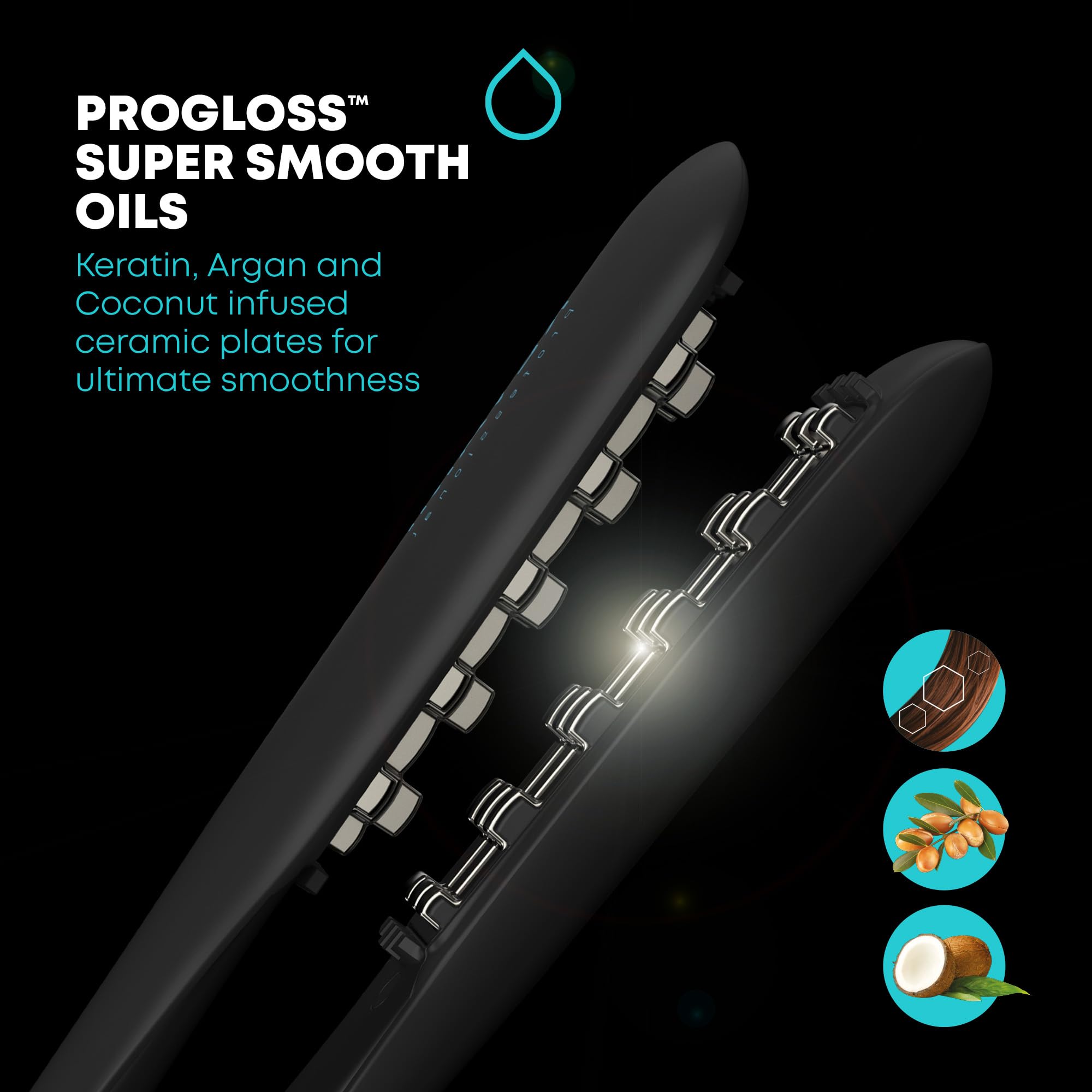 Revamp Progloss Voluminizador Cerámico 4D Moldeador de Cabello con Placas