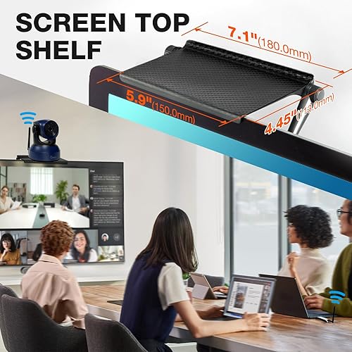 Miniatura 7 de Cámara web inalámbricacámara de transmisión inalámbrica, cámara web HD de 1080pcámara web USB Plug and Play para reuniones de zoom, Skype, OBS (con