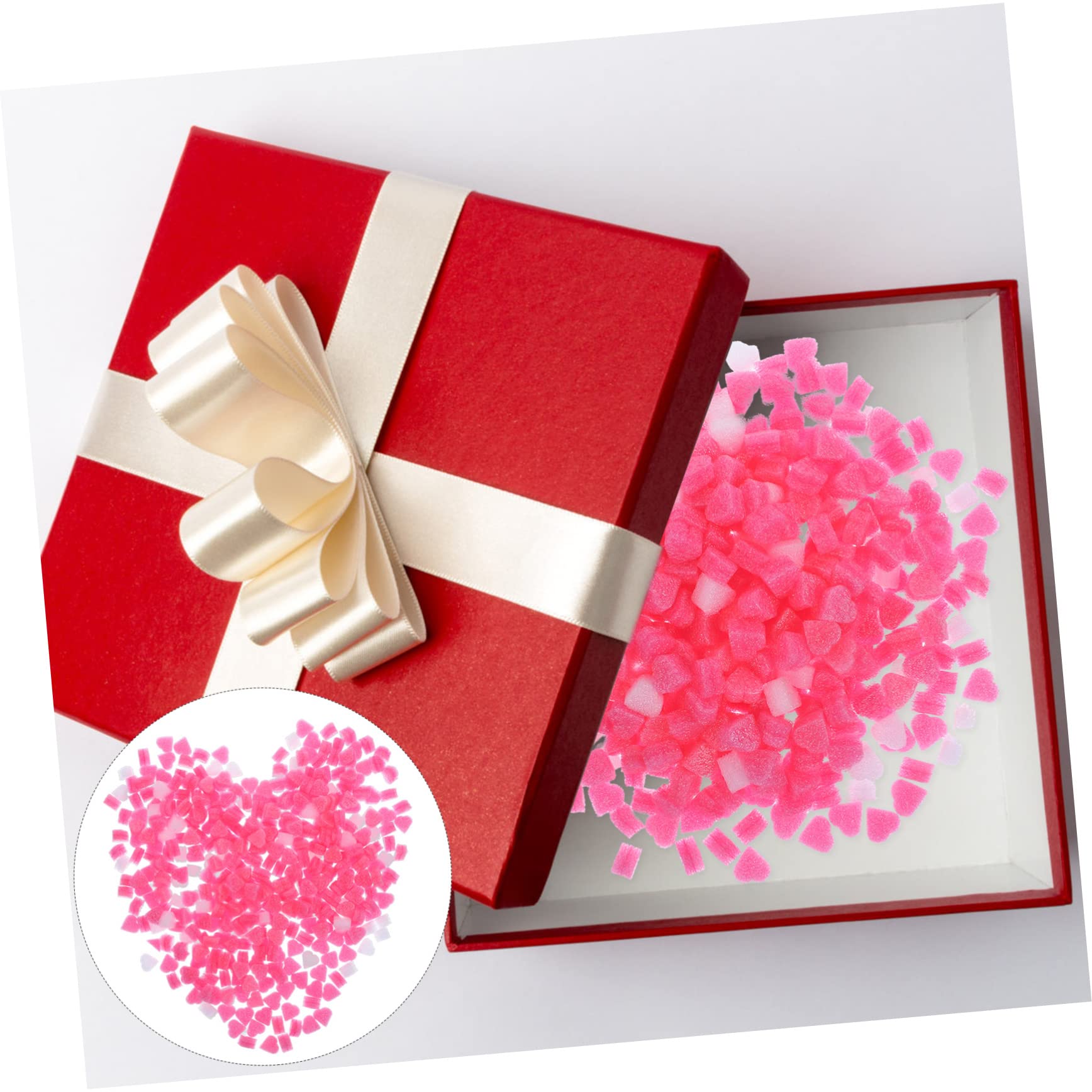 minkissy 5stücke Herzförmige Schaumstoffbälle Füllmaterial Für Geschenkboxen Hochzeiten Valentinstag Und Partys Für Deko Und Verpackungen