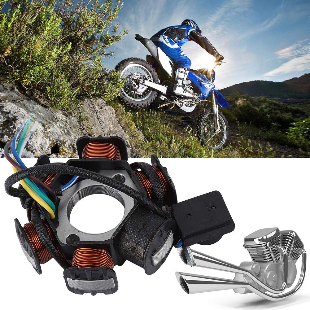 Fydun Faisceau Electrique Kit Redresseur de Relais Electrique Magnéto Stator Kit de Câblage Electrique pour GY6