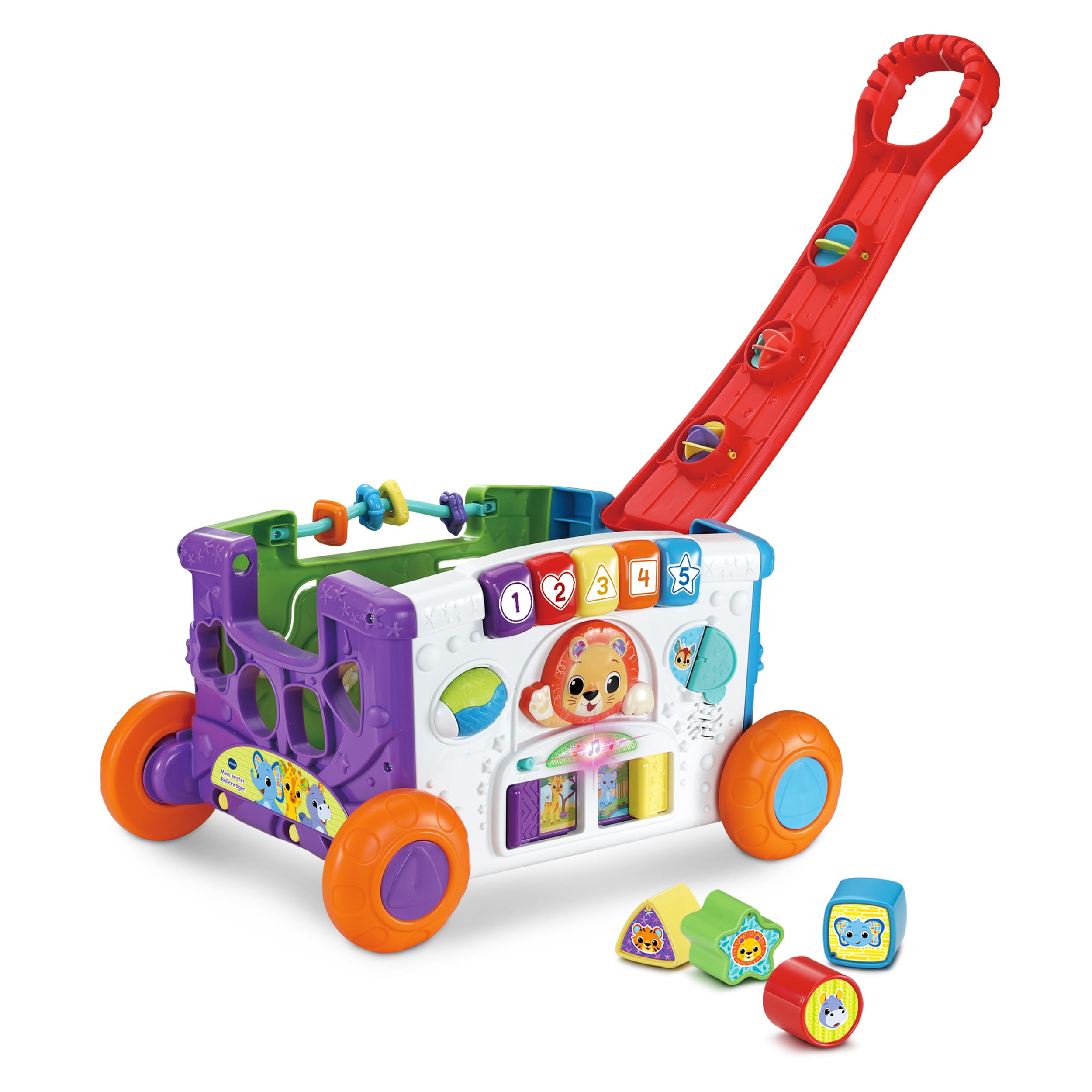 VTech Baby Mein erster Bollerwagen – Schieb- und Ziehwagen mit Musik