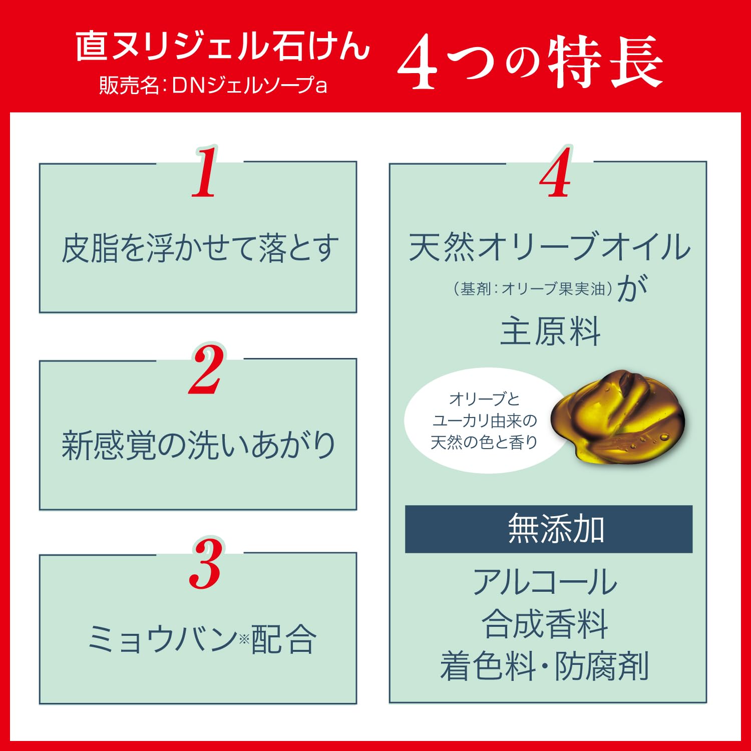 デオナチュレ 直ヌリジェル石けん 全身用 175g
