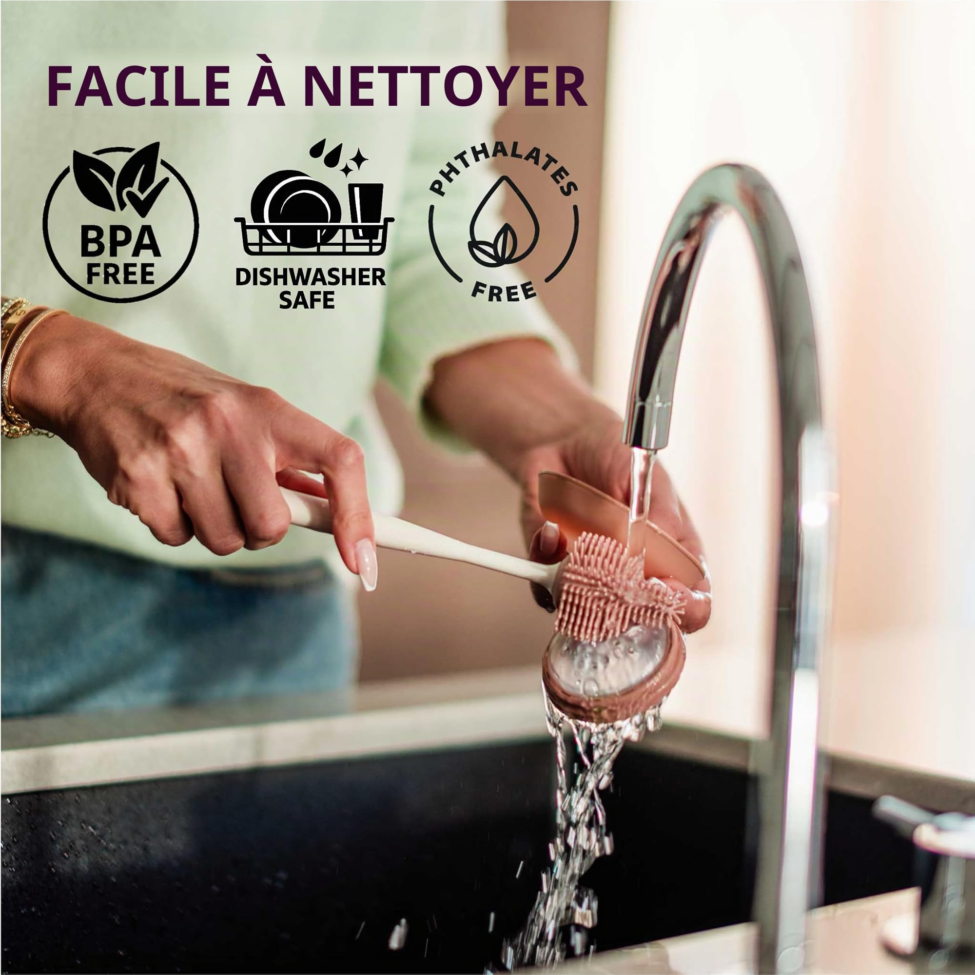 Bouteille en verre classique en forme de bouteille 1 couleur moyenne
