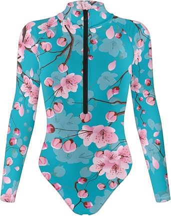 Mock Turtle Neck Shapewear Bodysuit Plus Size Long Sleeve Body Suits Womens Zip Up Body Suit Tummy Control XS-3XL