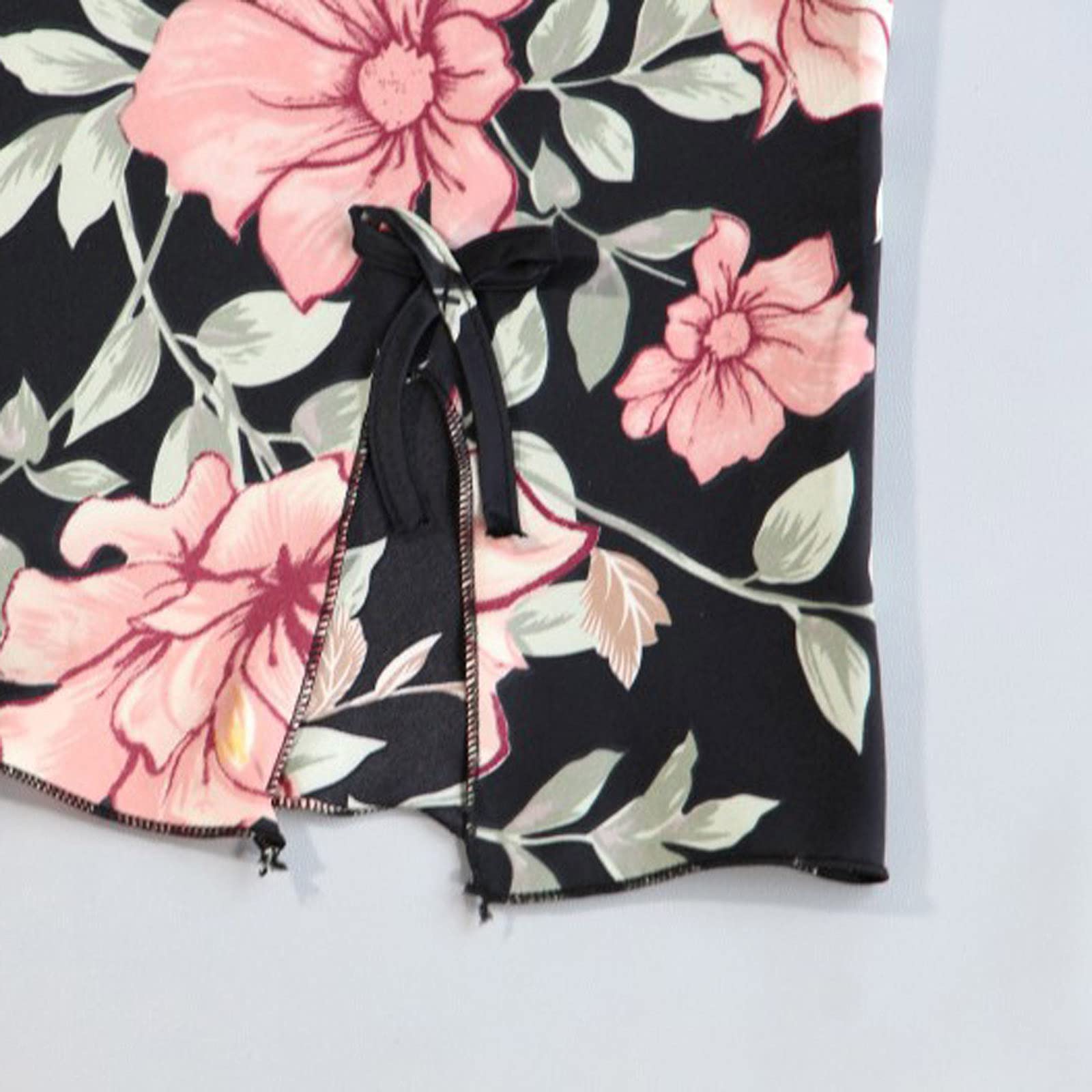 Camicia da Notte in Pizzo Pigiama Senza Montatura in Seta Intimo da Donna Indumenti da Notte Abiti Sexy per Donna Lingerie Sexy (Nero XXL)