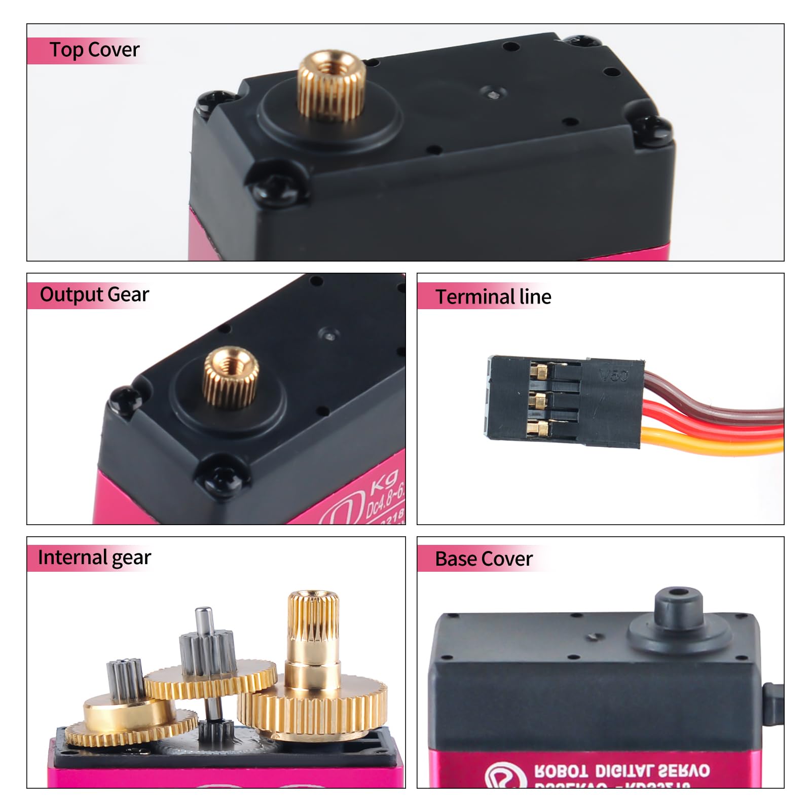 RCmall DS3225 25KG Servo Digitale 2pz 270° Ingranaggio Metallo - Foto 12