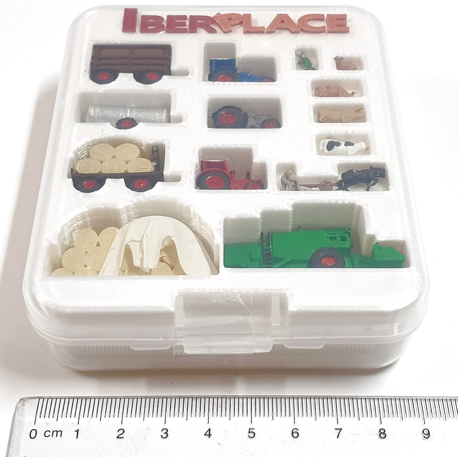 Z 1:220 Skala Figurki 10014 Super-Set Rolnictwo Dekoracje Akcesoria do modelarstwa kolejowego Traktory z przyczepami i zwierzętami