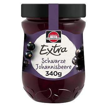 Black Currant Extra Jam by SCHWARTAU - 340g